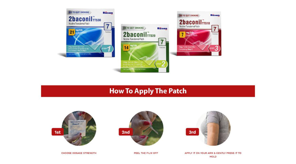 How does a nicotine patch work?