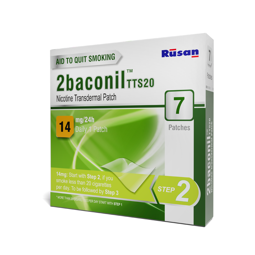 2baconil Nicotine Patch 14mg (Pack of 3)