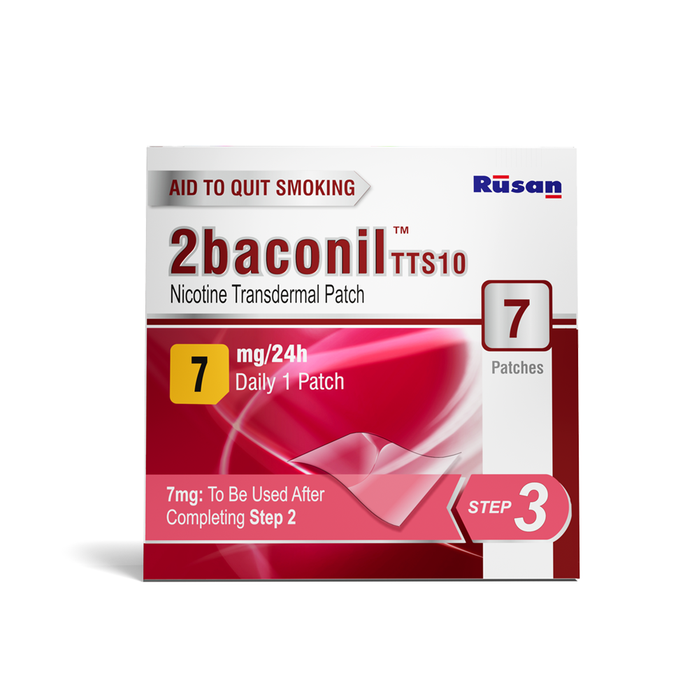 2baconil Nicotine Patch (14mg, 07mg and 07mg)
