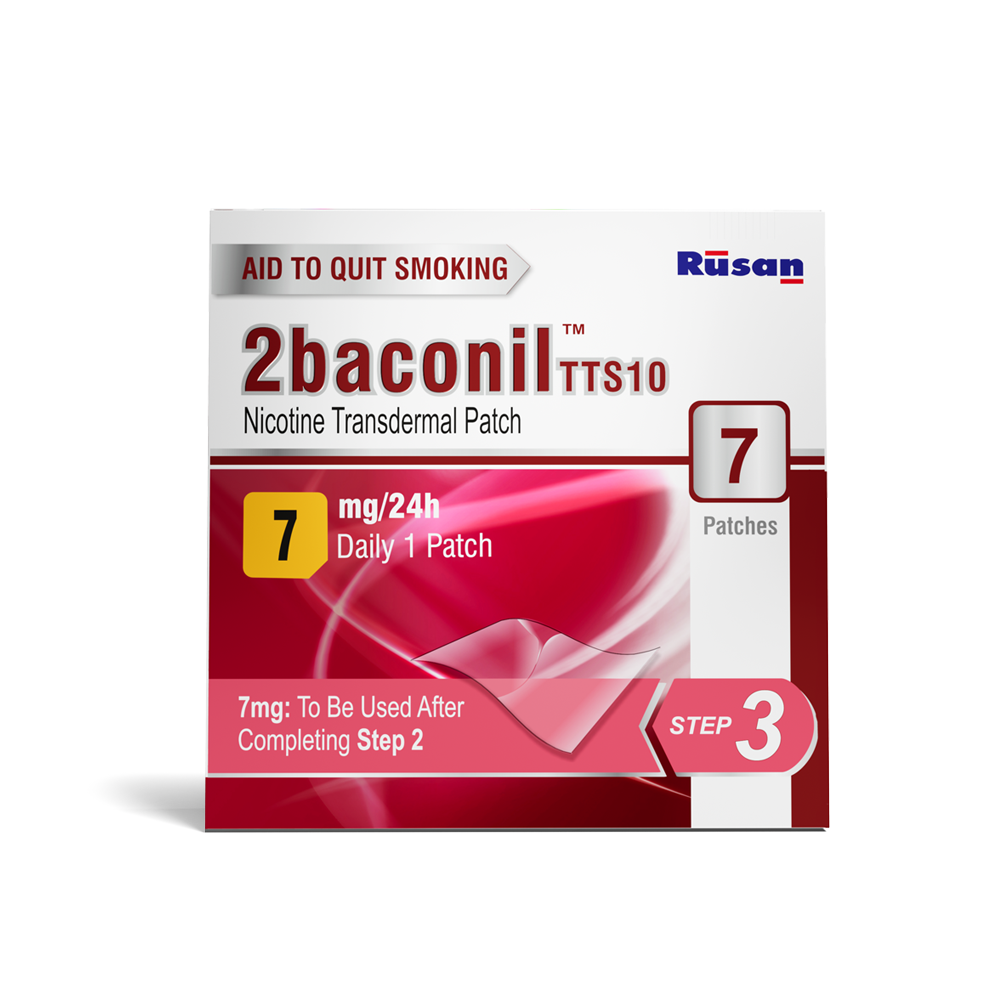 2baconil Nicotine Patch 7mg (Pack of 3)