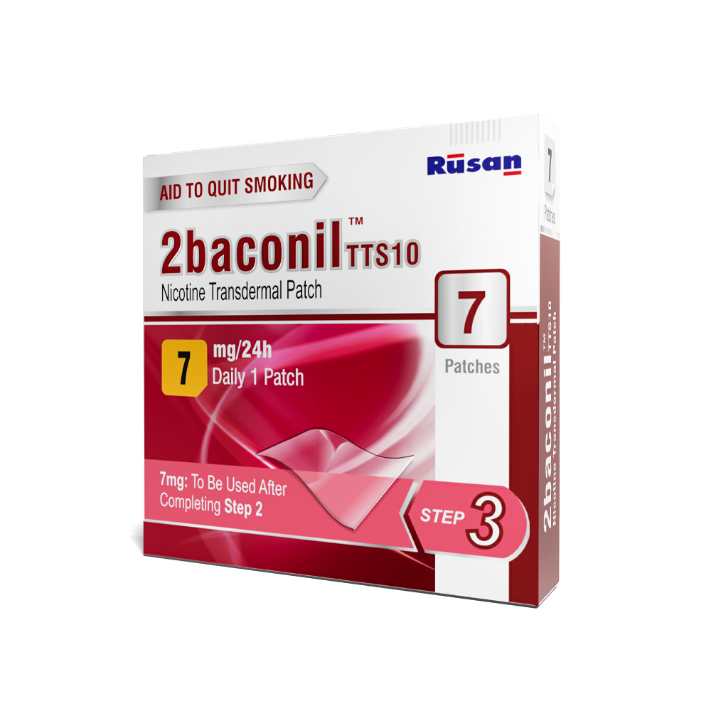 2baconil Nicotine Patch 7mg (Pack of 4)