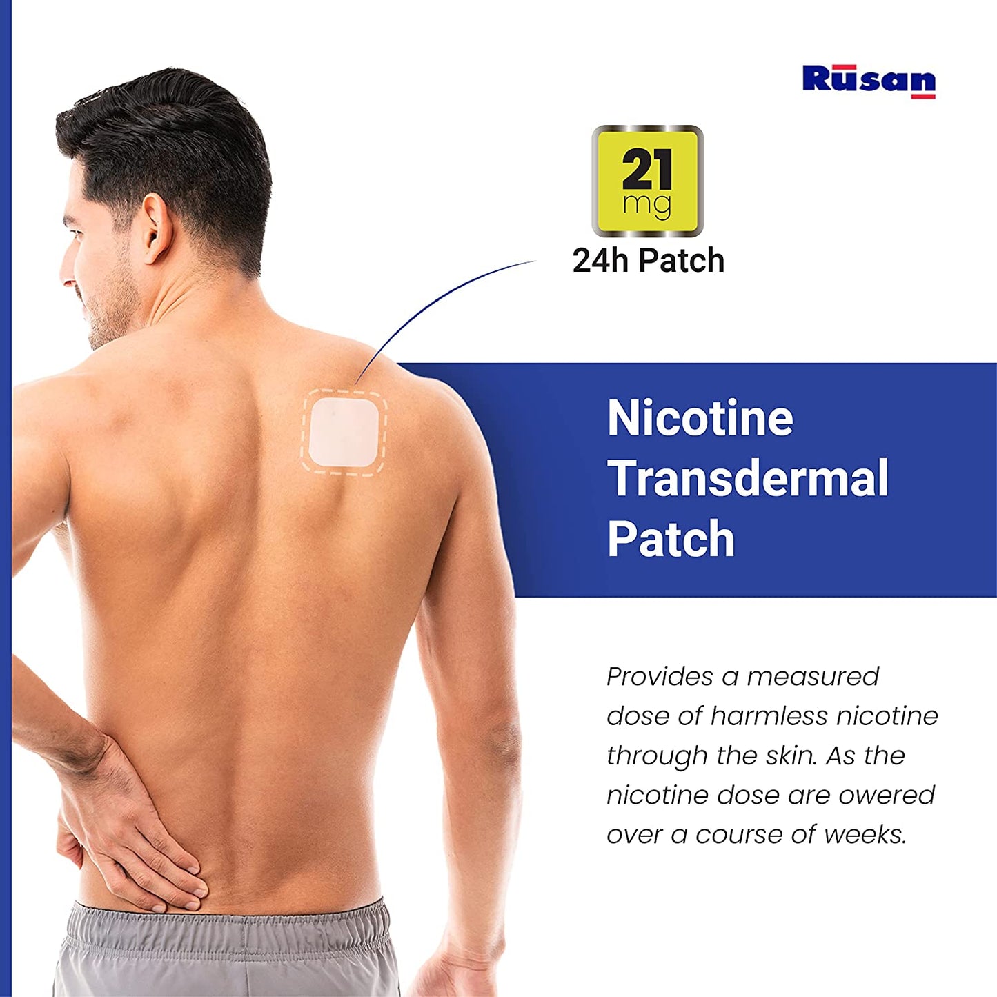 2baconil Nicotine Patch 21mg Step 1 (Trial Pack of 3)