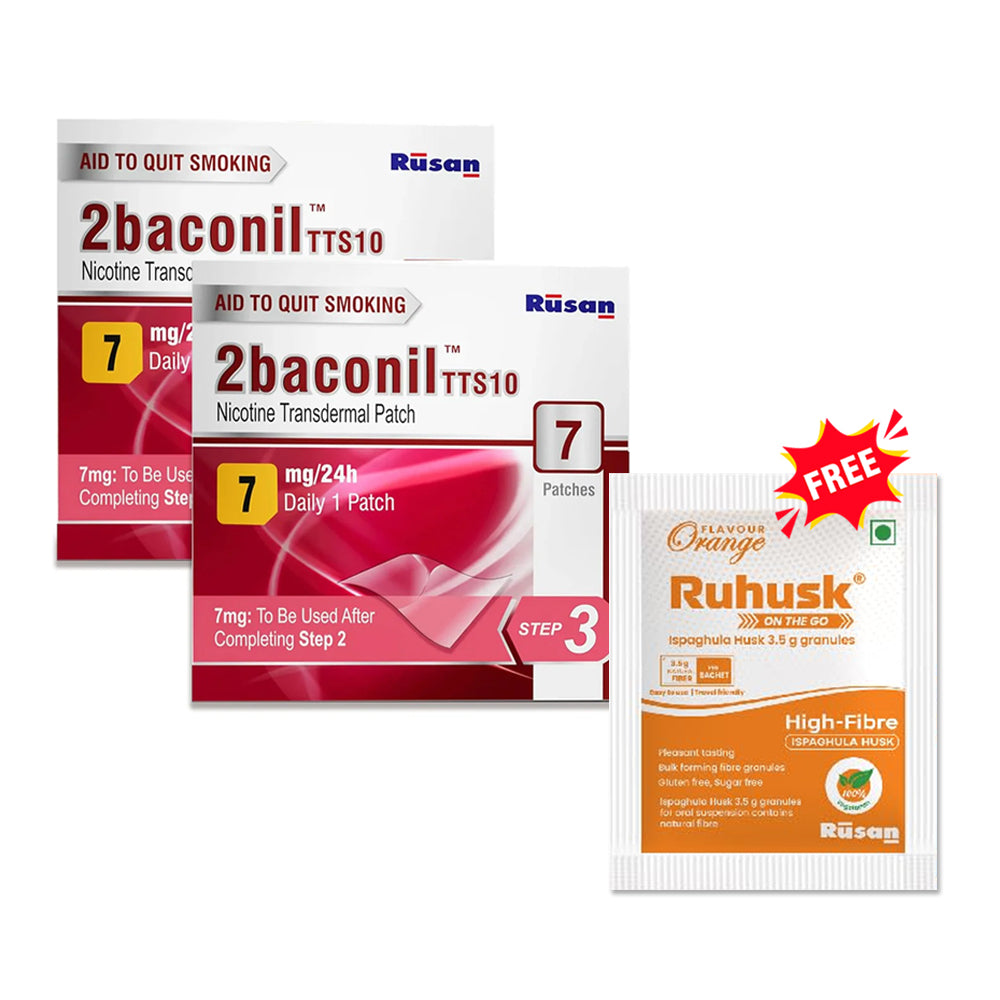 2baconil Nicotine Patch 7 mg, pack of 2