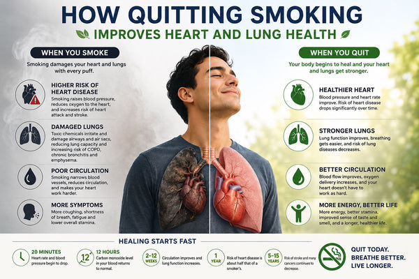 How Quitting Smoking Improves Heart and Lung Health
