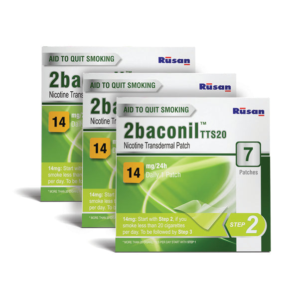 2baconil Nicotine Patch 14mg (Pack of 3)