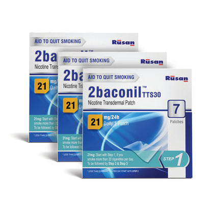 2baconil Nicotine Patch 21mg (Pack of 3)