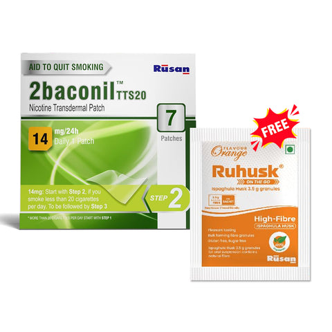 2baconil Nicotine Patch  <br> 14mg (Pack of 1)