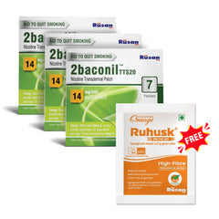 2baconil Nicotine Patch  <br> 14mg (Pack of 3)