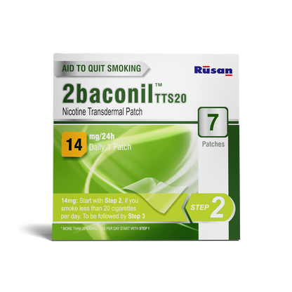 2baconil Nicotine Patch (21mg, 14mg and 07mg)