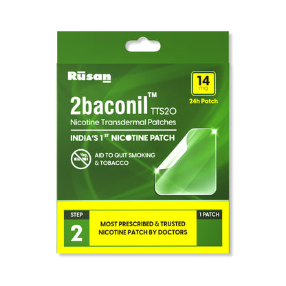 2baconil Nicotine Patch 14mg Step 2 (Trial Pack of 3)