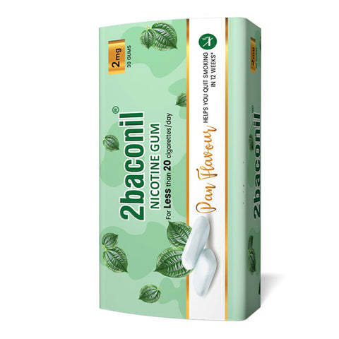 2baconil gums, 2mg, Paan flavour - tin, 30 gums