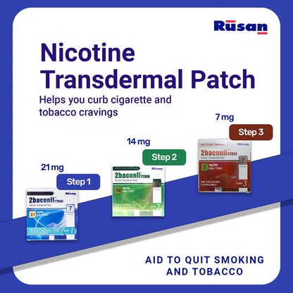 2baconil Nicotine Patch 14mg (Pack of 4)